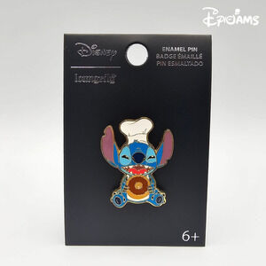 Loungefly Exclusive Disney Lilo & Stitch Chef Donut Enamel Pin
